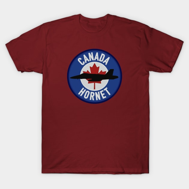 Canada F/A-18 Hornet T-Shirt by Tailgunnerstudios